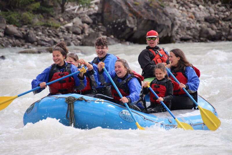 Jasper: Athabasca River Mile 5 Whitewater Rafting Tour - The first 10 minutes are calm for a reason