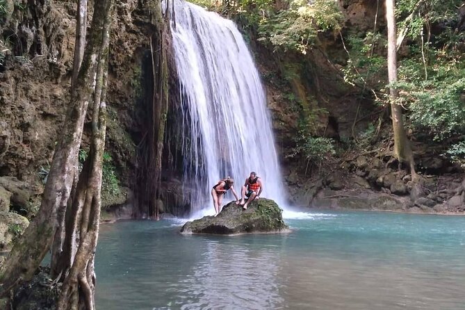 Kanchanaburi Full Day Tour: River Kwai and Erawan Falls - Lunch, facilities, and the pace at the park