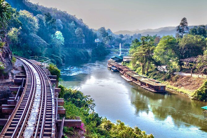 Kanchanaburi River Kwai & Death Railway Small Group tour - Tham Krasae and the railway beside the cliff