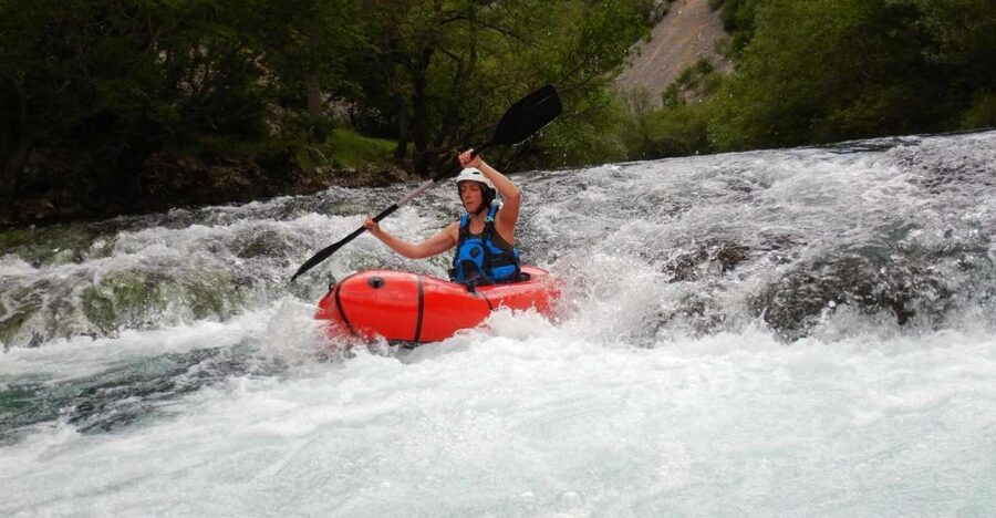 Kaštel Žegarski: Zrmanja River Packrafting - The first 90 minutes: learning the river