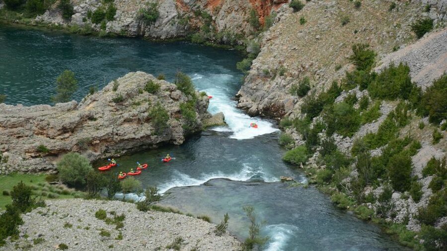 Kaštel Žegarski: Zrmanja River Packrafting - Krupa Falls and the 15-minute swimming stop