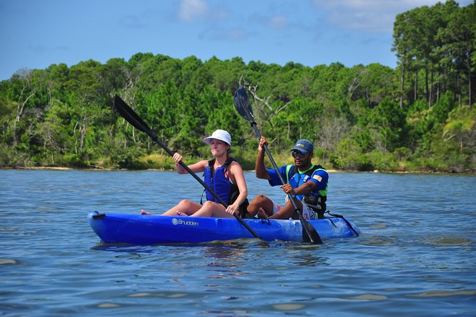 Kayak Water Trail in Red River Park by Adrenailha - Learning the ruddered kayak before the real route