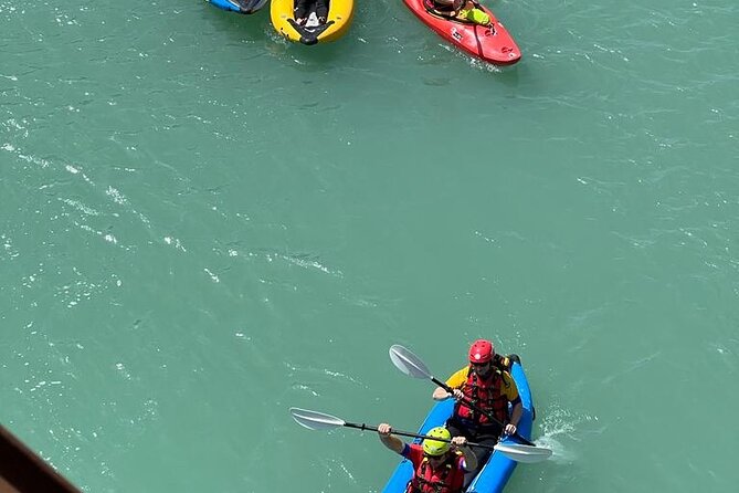Kayaking in Vjosa River,Albania Kayak Permet,Gjirokaster (ARG) - What the three-hour route is like