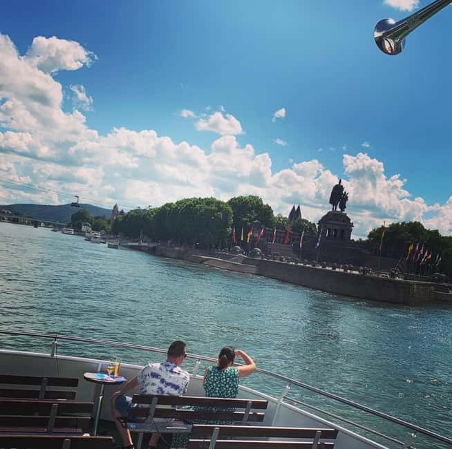 Koblenz: City & Sightseeing Boat tour on the Rhine - Deutsches Eck and the meeting of two rivers