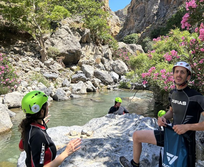 Kourtaliotiko Gorge: Guided River Trekking with Lunch - Reaching the old olive grove exit