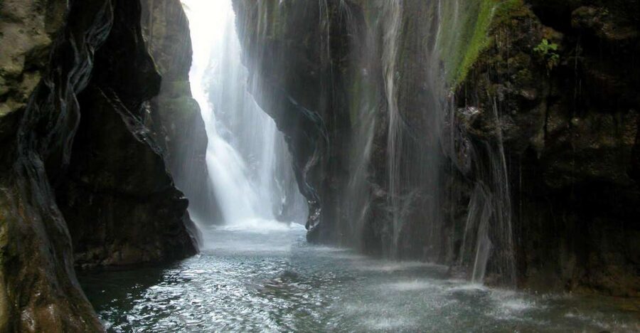 Kourtaliotiko Gorge River Trek with Lunch! Pick-up Avaliable - Entering Kourtaliotiko Gorge from the quiet side