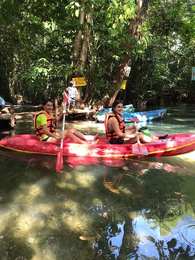 Krabi: Amazon Klong Srakaew Kayaking With Lunch - Kayaking through cool, clear water
