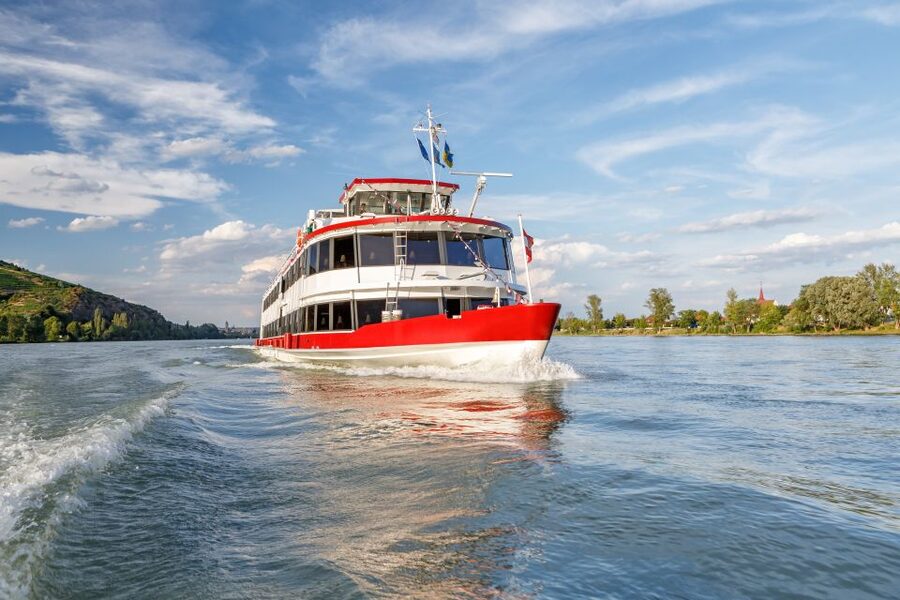 Krems: Wachau Valley River Cruise with 3-Course Meal - Krems departure and the first vineyard views