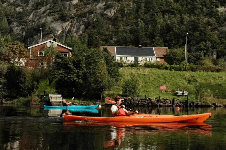 Kristiansand: River Kayaking Adventure - From the cruise port to the quiet Otra River