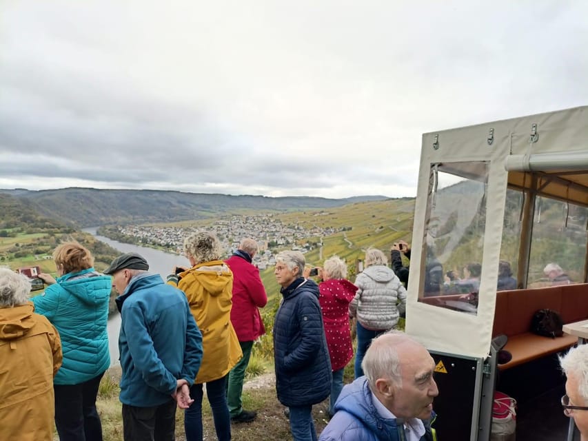 Kröv, Mosel: Covered wagon ride through the vineyards with wine tasting - The wagon ride into the vineyards