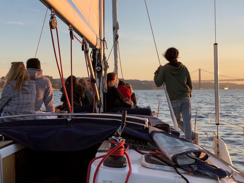 Lisbon: Enjoy a Sunset or Night Tagus River Sailboat Cruise - Passing the Monument to the Discoveries