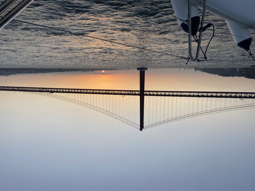 Lisbon: Tagus River Sailboat City Cruise - Under the 25 de Abril Bridge
