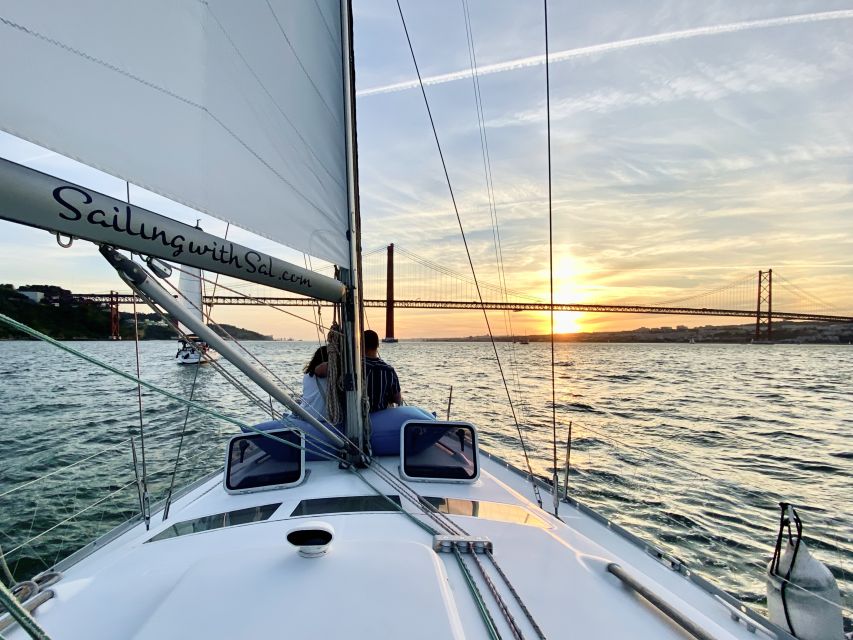 Lisbon: Tagus River Sunset Cruise with Drinks - The Tagus opens up the city