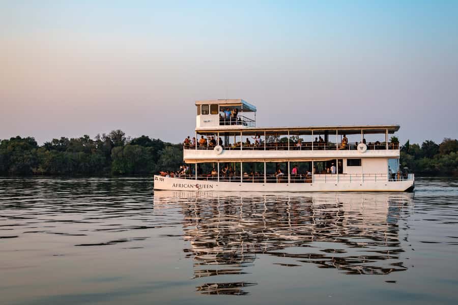 Livingstone: Zambezi River Sunset Cruise - Setting out from Livingstone toward the Zambezi