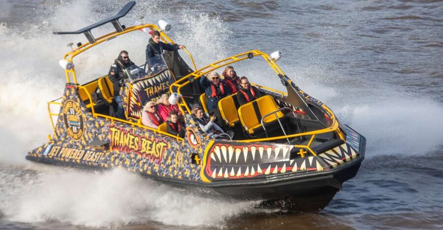 London: 40-Minute Thames Beast Jetboat Tour - From Tower Pier into the Beast