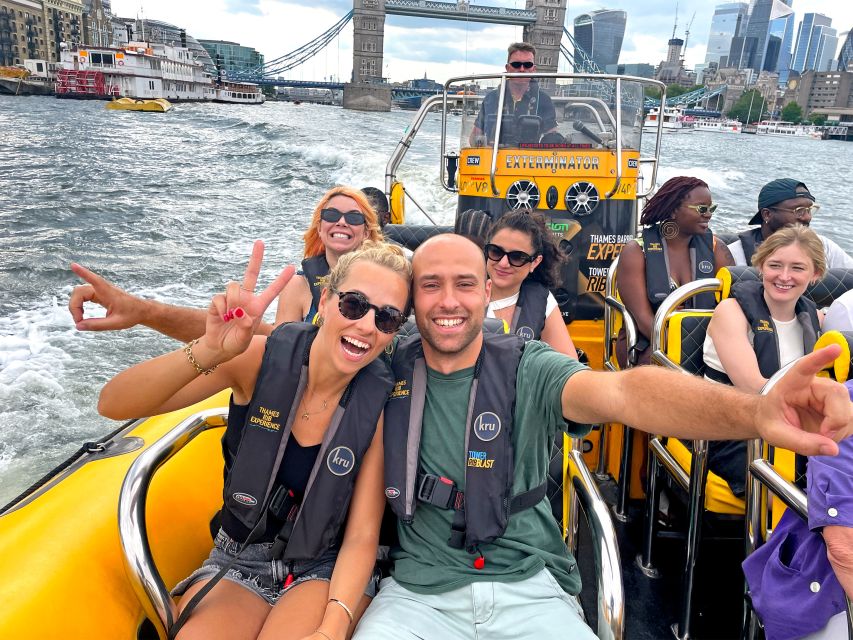 London: 70-Minute Thames Barrier Speedboat Tour - From central London to the Thames Barrier in 70 minutes