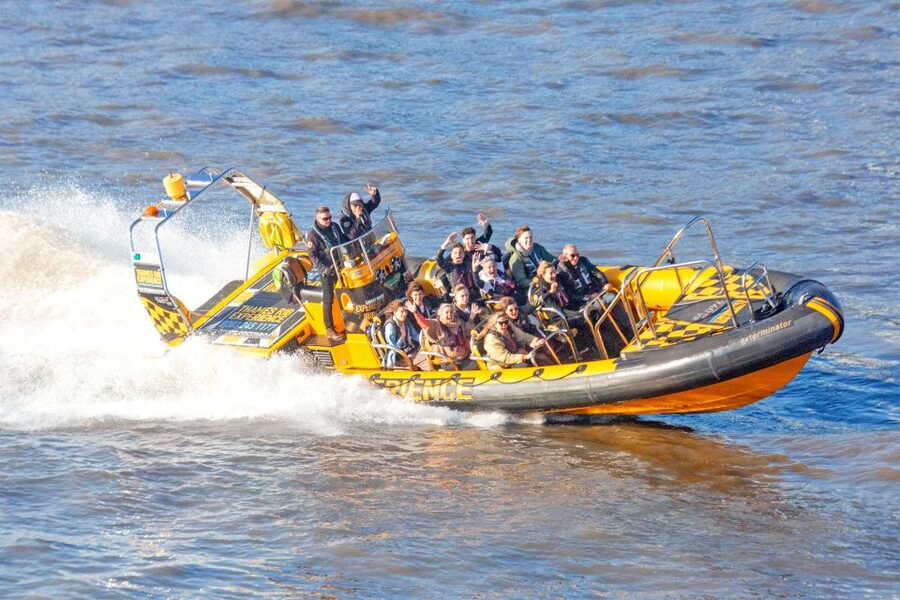 London: 70-Minute Thames Barrier Speedboat Tour - The speed section through London Docklands