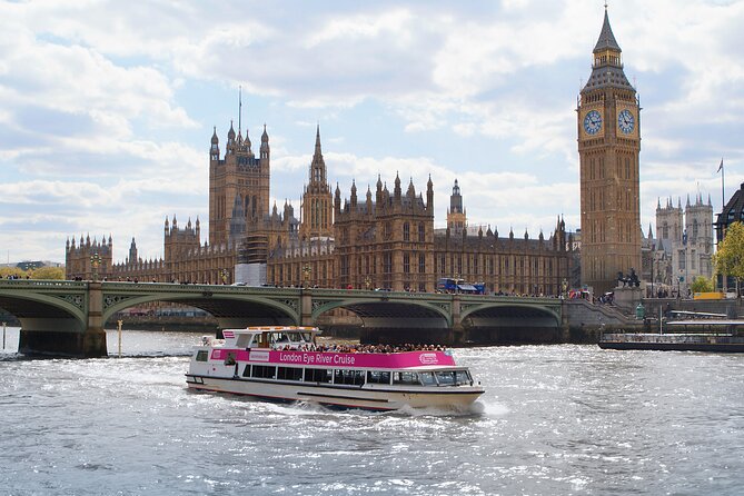 London Eye River Cruise - Big Ben and Westminster at the start