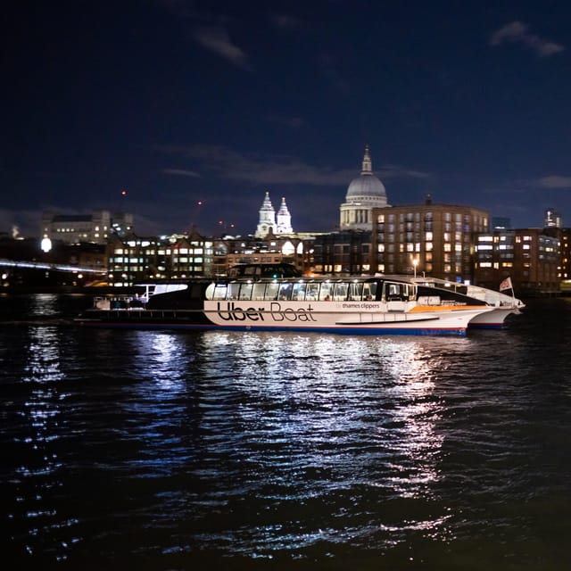 London: Hop-On Hop-Off 1-Day River Sightseeing Adventure - Night rides can change the mood