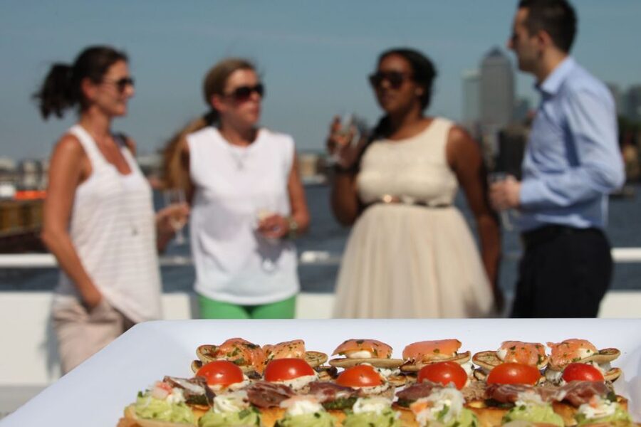 London: River Thames Evening Cruise with Bubbly and Canapés - The London Eye, Westminster views, and route expectations