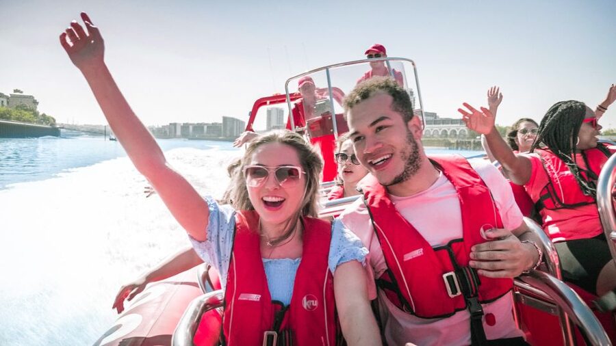 London: River Thames Speed Boat Tour - The London Eye, Parliament, and the South Bank