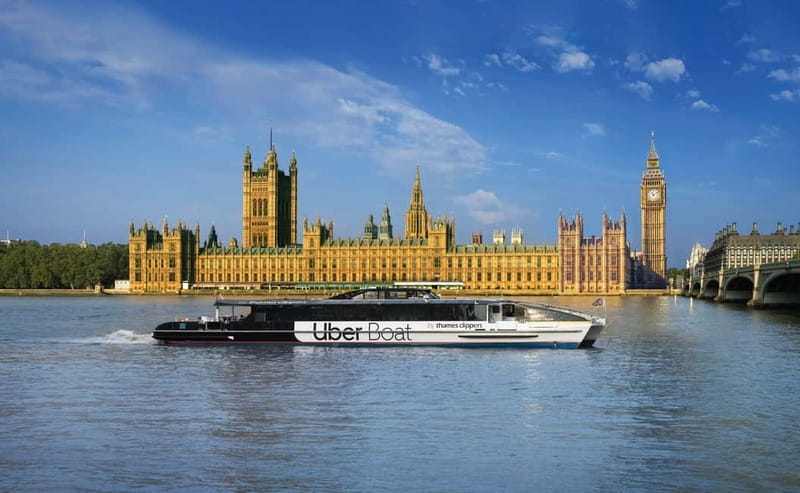 London: Uber Boat by Thames Clippers Return River Ticket - Key points to know before you board