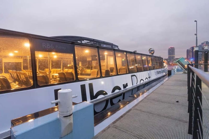 London: Uber Boat by Thames Clippers Return River Ticket - Greenwich and the eastern route