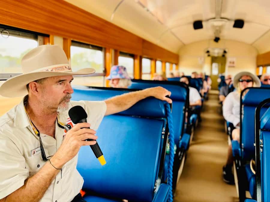 Longreach: Great Darr River Rail Run Outback Rail Adventure - The return through Mulga and open Boree country