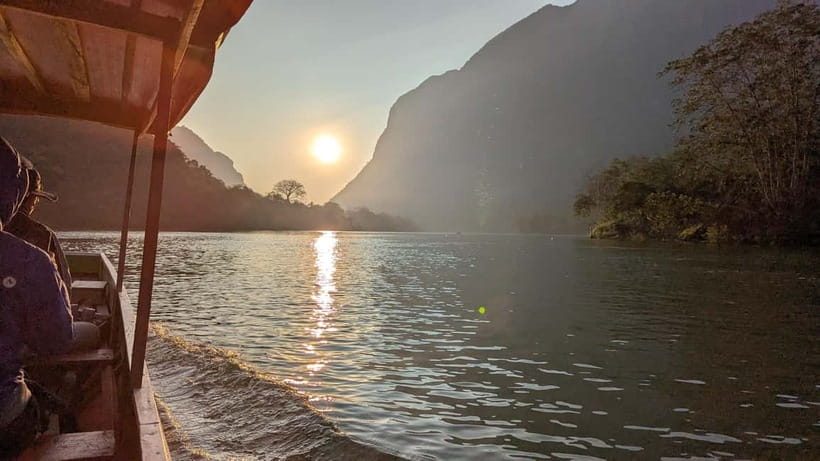 Luang Prabang to Nong Khiaw: River Cruise, Hike & Waterfall - Boarding the Nam Ou at the second dam
