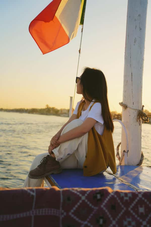 Luxor: Nile River Private Sunset Felucca Ride - Sailing, towing, and the feel of the river