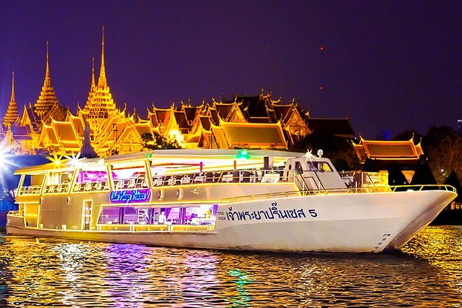Luxury Dinner on Chao Phraya Princess River Cruise with Pickup (SHA Plus) - Seeing Bangkok from the Chao Phraya after dark