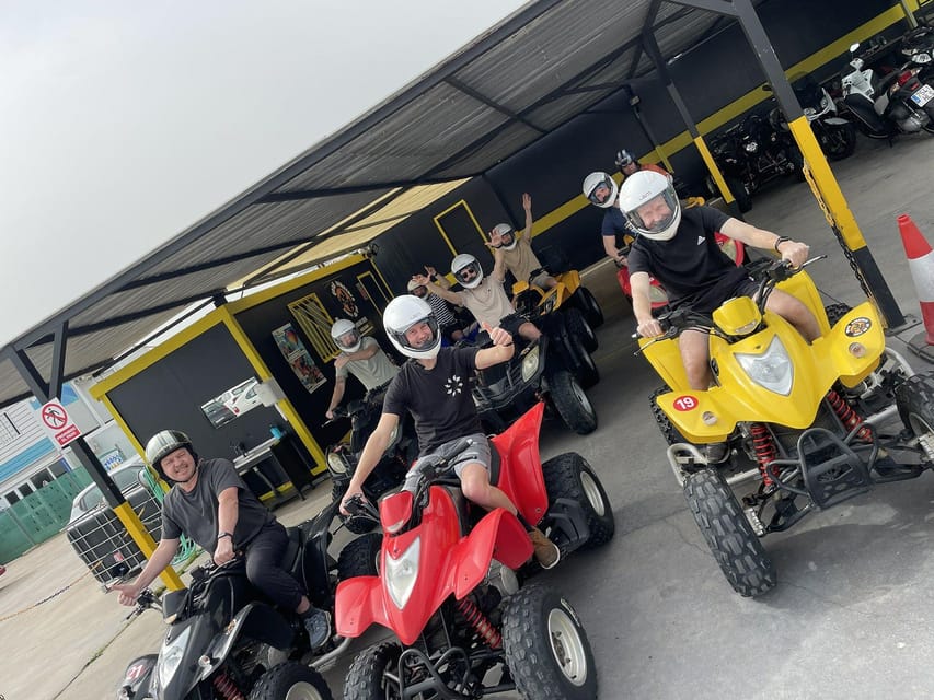 Malaga: Land and River Guided Quad Tour 1-Hour (2-Persons) - Dunes, slopes, and photo stops