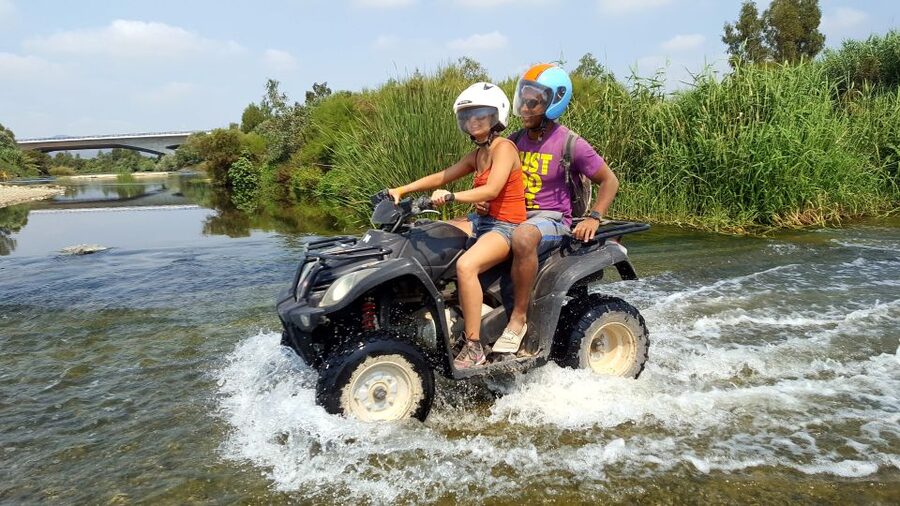 Málaga: Off-Road 2-Seater Quad Tour through Land and River - Key points to know before booking
