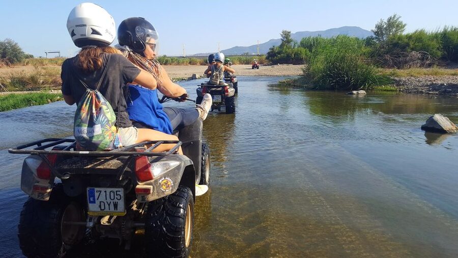 Málaga: Off-Road 2-Seater Quad Tour through Land and River - Dirt tracks, fields, and the first wildlife sightings