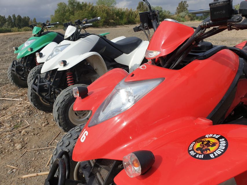Málaga: Off-Road 2-Seater Quad Tour through Land and River - Sand dunes and rocky paths add texture