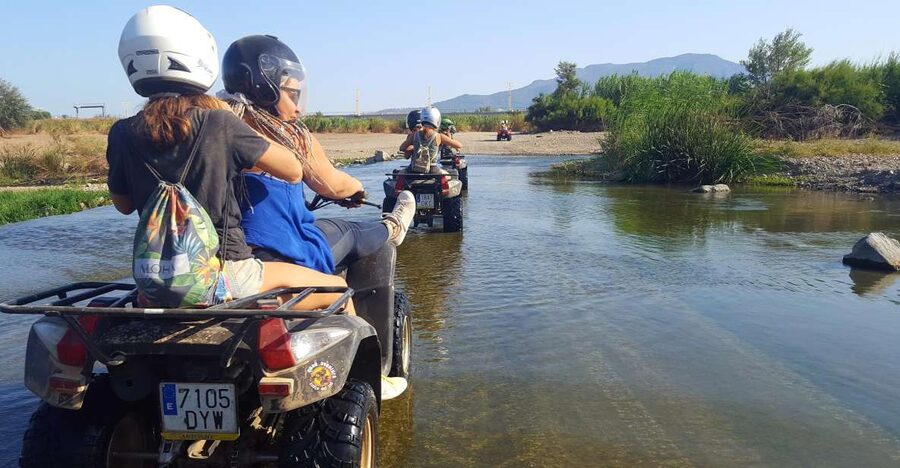 Málaga: Off-Road 2-Seater Quad Tour through Land and River - The opening asphalt section helps you get comfortable