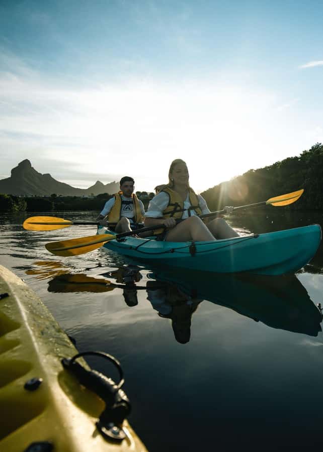 Mauritius: Guided Sunrise Kayak Tour on the Tamarin River - Tamarin River at first light