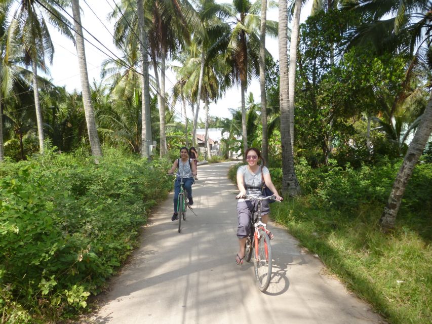 Mekong Day Tour by Car:Cai Be market, Local Island & Cycling - Village paths, cycling, and a slower afternoon