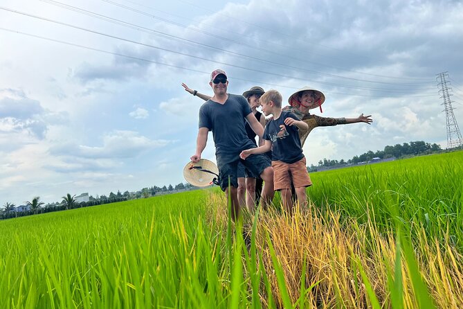Mekong Day Trip Explore Village Bicycle CookingClass Group 12 Pax - 7:30 to 9:30, leaving Ho Chi Minh City for Ben Luc