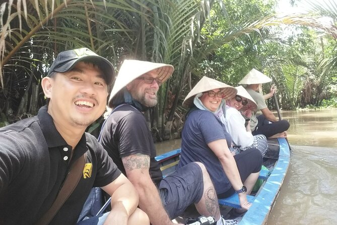 Mekong Delta Full Day Trip - My Tho & Ben Tre - VIP Private Tour - The Narrow Canal by Rowing Boat