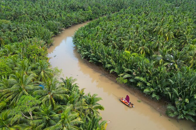 Mekong River Relaxing Sail boat cruise to Coconut Canals (1.5HRS) - What the $35 price delivers