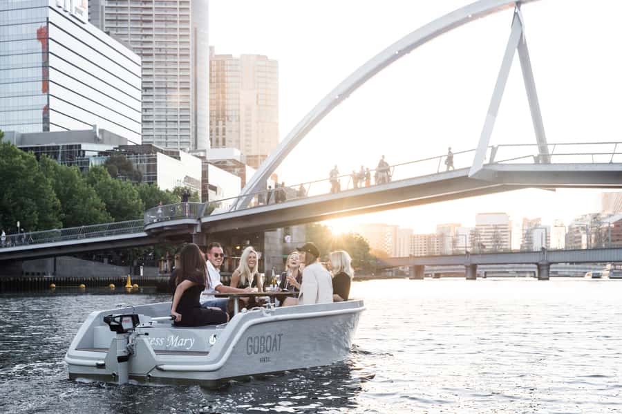 Melbourne: Electric Picnic Boat Rental on the Yarra River - What the route feels like from the water