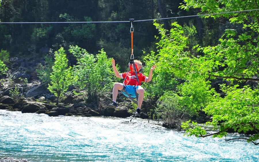 Mix Combo Adventure Tour: Zipline, River Rafting, Canyoning - A one-hour pause for swimming and lunch