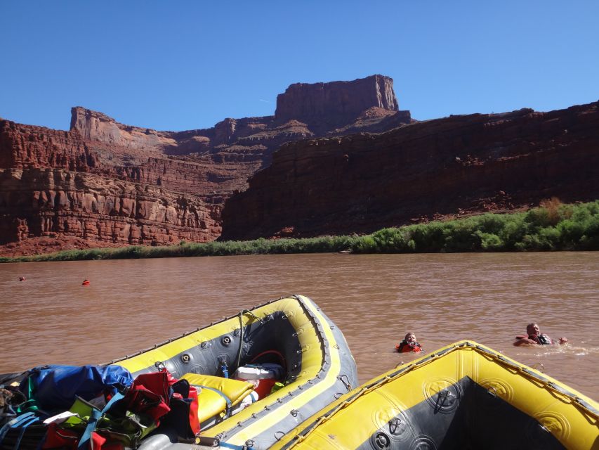 Moab: Calm Water Cruise in Inflatable Boat on Colorado River - Meander Canyon and the view from below