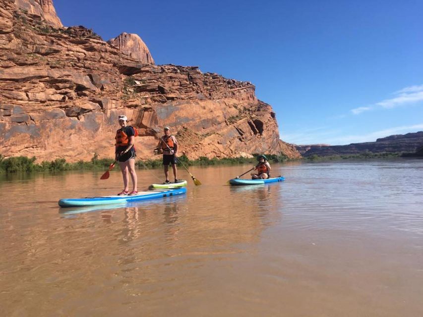 Moab: Flatwater Stand-Up Paddleboard Tour on Colorado River - Red cliffs from the Colorado River