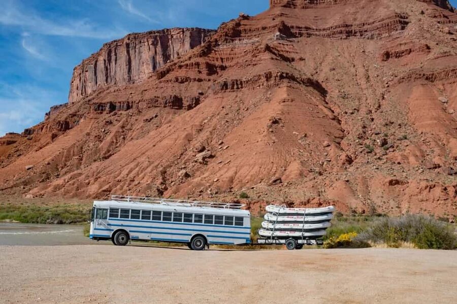 Moab: Half-Day Rafting Trip on Colorado River - The shuttle, safety briefing, and river routine
