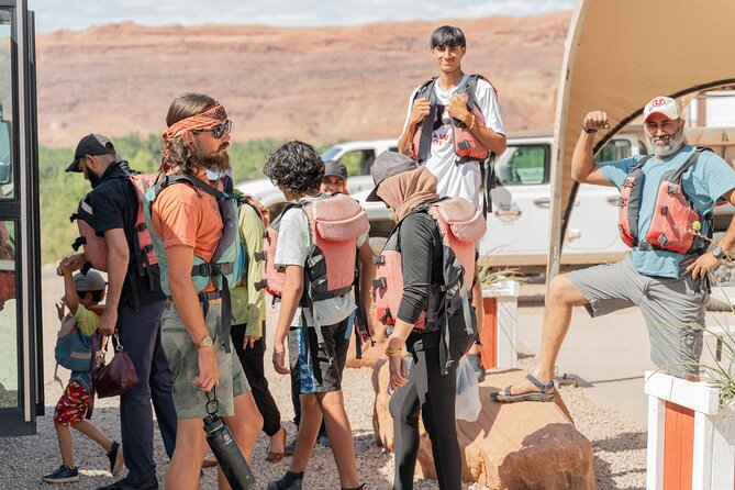 Moab Morning Half Day Rafting Trip - Colorado River - Fisher Towers and the red-rock walls