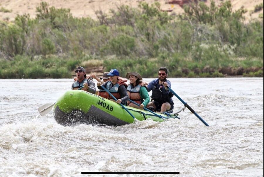 Moab: Whitewater Rafting on the Colorado River - Getting ready for the class II and III rapids