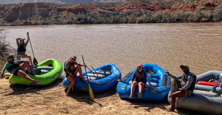 Moab: Whitewater Rafting on the Colorado River - The Highway 128 ride sets the mood
