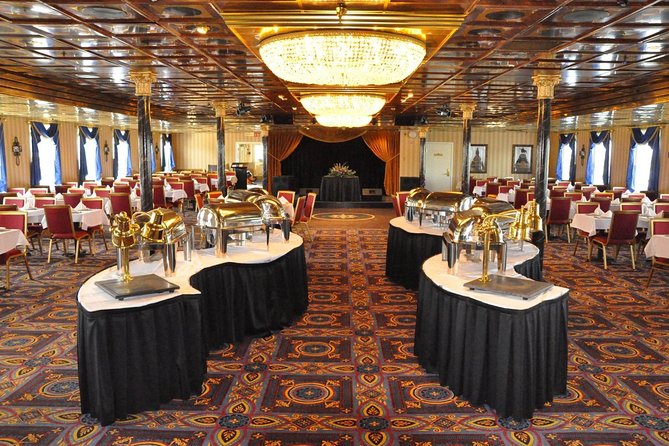Narrated Harbor Luncheon Riverboat Cruise - Listen upstairs, eat downstairs